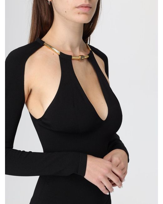 Elisabetta Franchi Black Dress