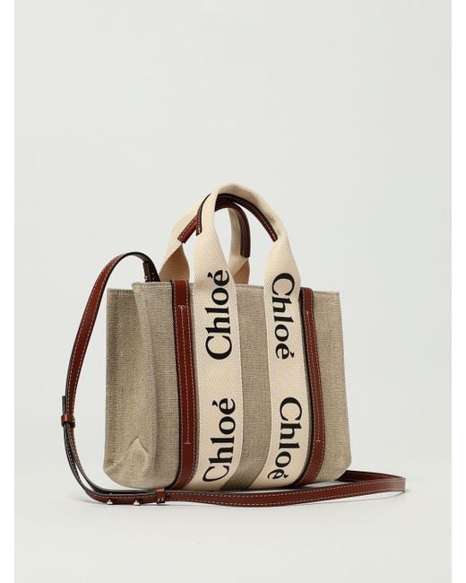Chloé Natural Schultertasche Damen