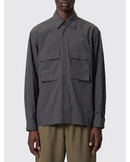 Goldwin Gray Nylon Casual Shirt for men