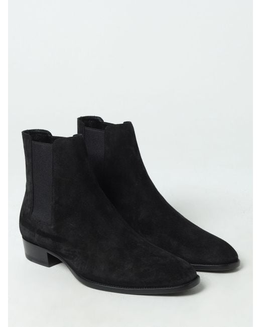 Zapatos Saint Laurent de hombre de color Black
