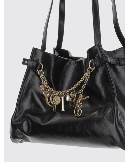 Chloé Black Schultertasche Damen