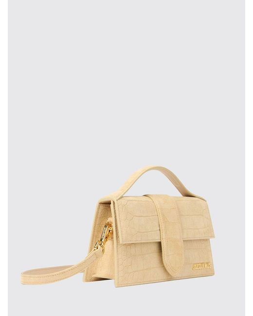 Jacquemus Natural Le Grand Bambino Suede Bag