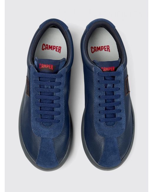 Camper Blue Pelotas Xlf Leather Sneakers for men