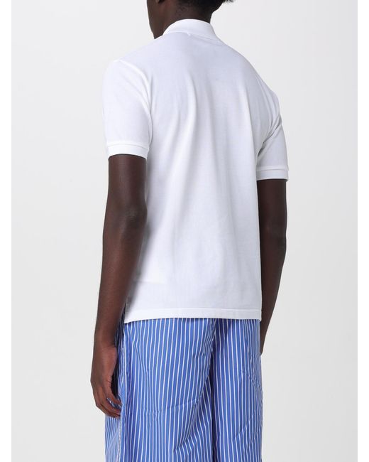 COMME DES GARÇONS PLAY White Comme Des GarÇ Ons Play Cotton Polo Shirt With Logo for men