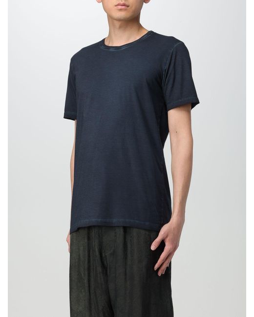 T-shirt basic di Uma Wang in Blue da Uomo