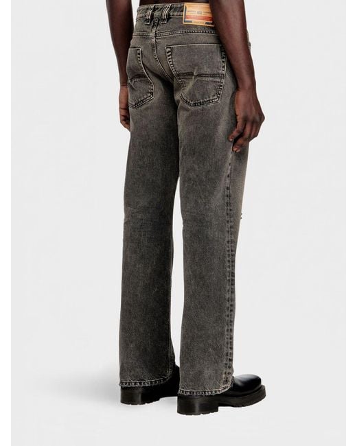DIESEL Gray D-Eeper Denim Jeans for men