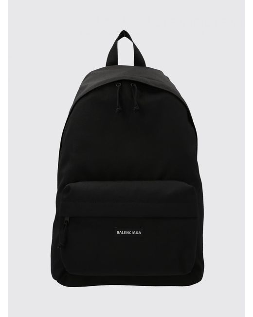 Balenciaga Black Explorer Recycled Nylon Backpack