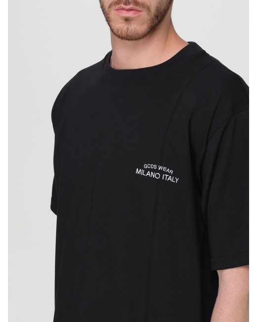 Gcds Black T-shirt for men