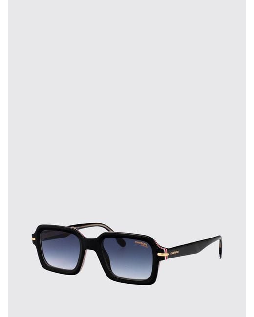 Carrera Blue Rectangular Acetate Sunglasses With Gradient Lenses for men