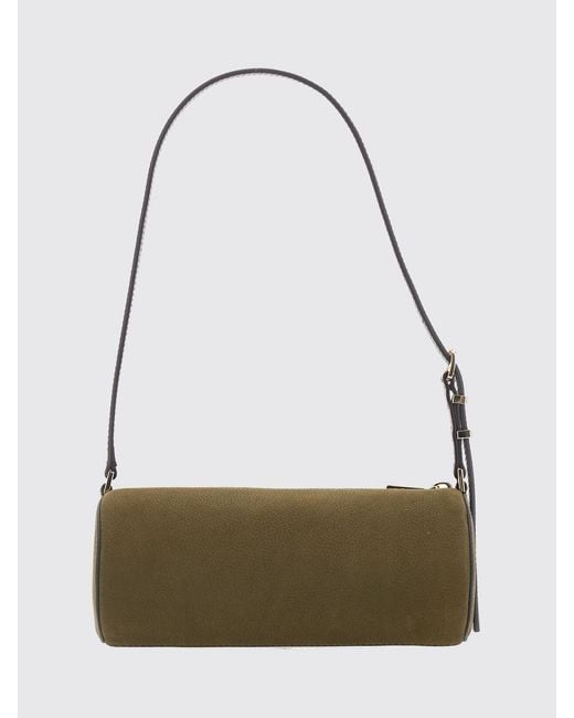 Michael Kors Gray Izzy Small Cylindrical Shoulder Bag