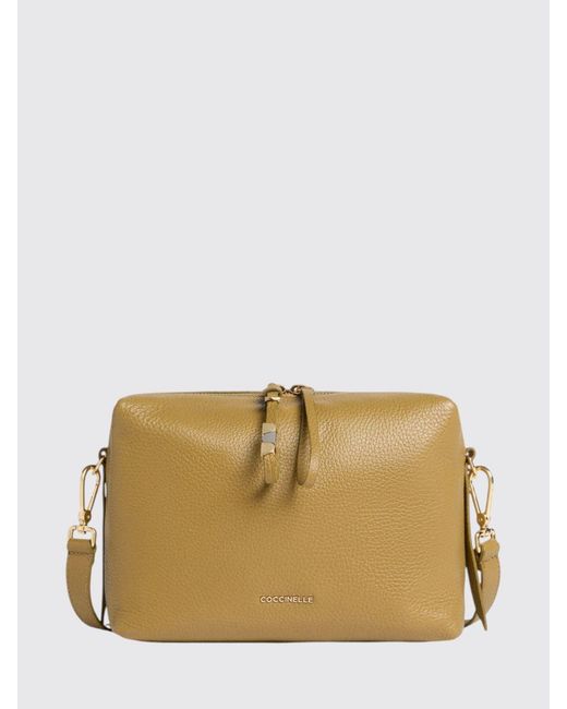 Coccinelle Natural Nory Grained Leather Pochette