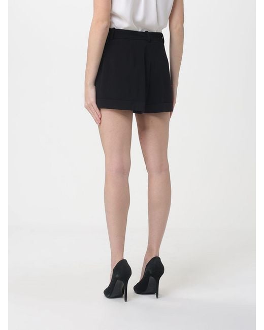 Elisabetta Franchi Black Crêpe Shorts
