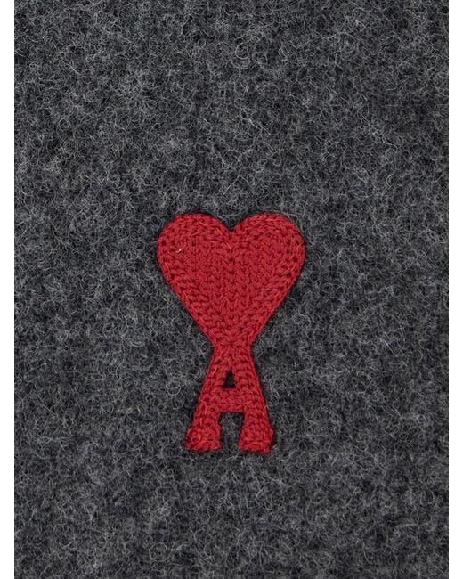 AMI Gray Scarf for men