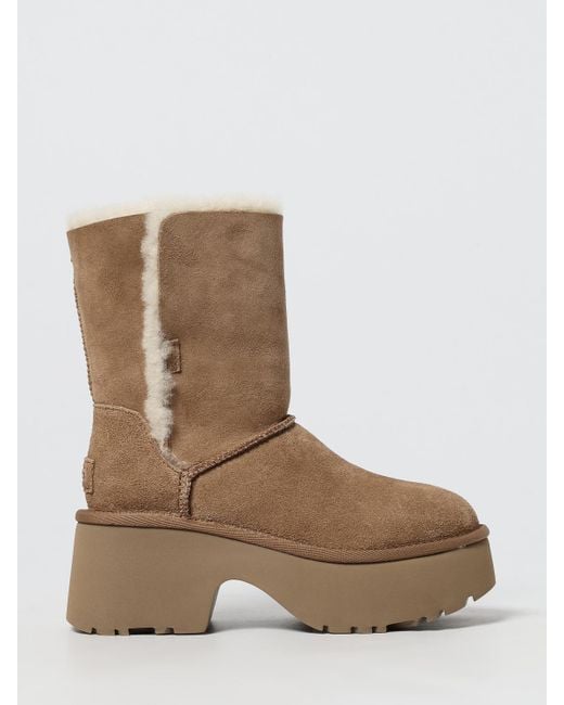 Ugg Brown Flat Ankle Boots