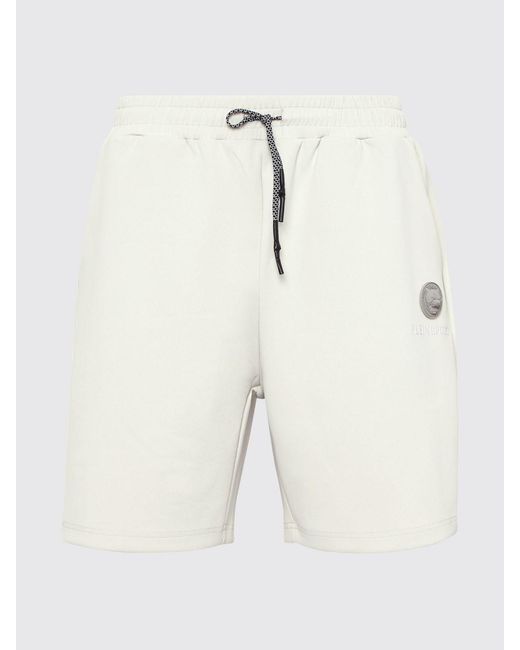 Philipp Plein Natural Technical Stretch Fabric Jogging Shorts for men