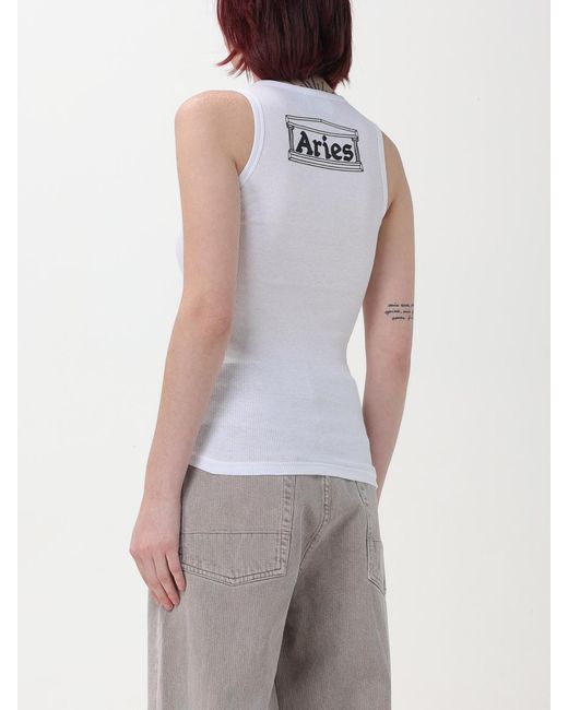 Top Femme Aries en coloris White