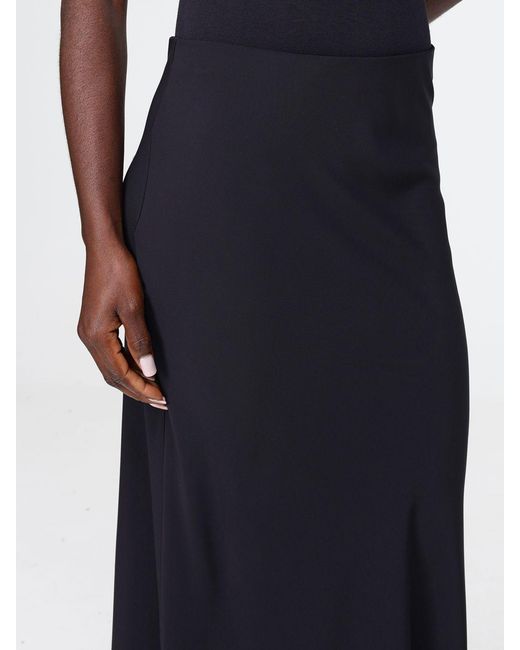 Hanita Black Jersey Long Skirt