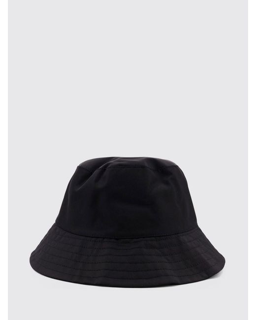 AMI Black Cotton Hat for men