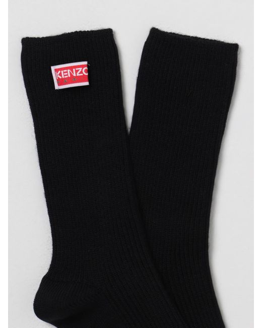 KENZO Black Socks for men
