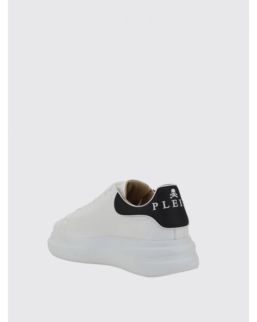 Philipp Plein White Leather Sneakers for men