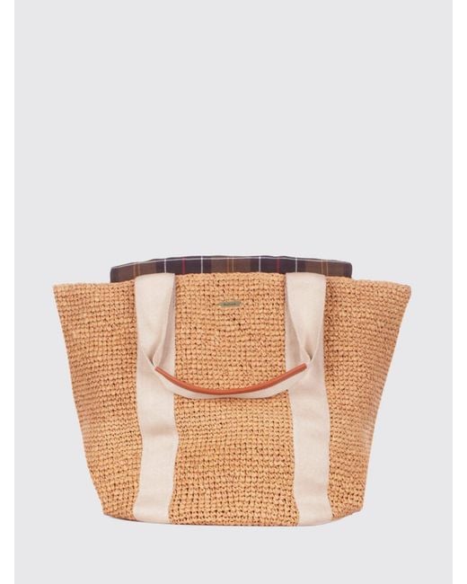 Barbour Natural Lily Raffia Bag