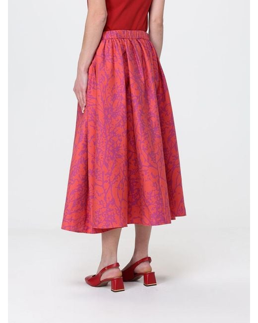Max Mara Red Skirt