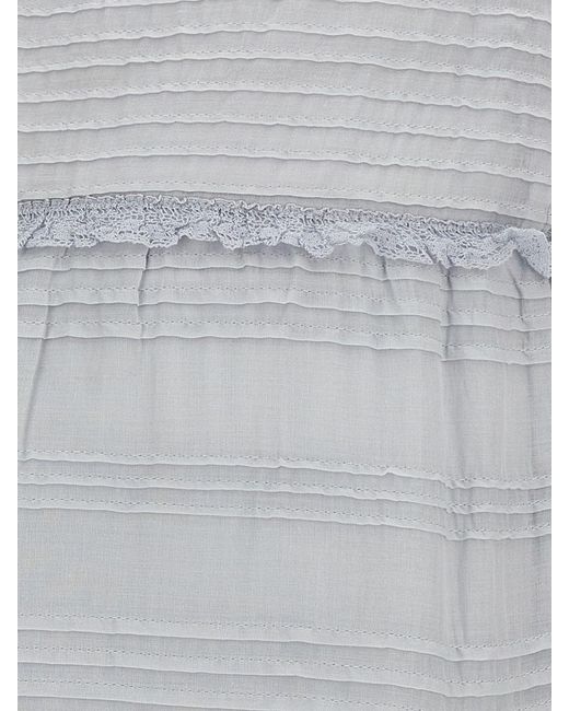 Isabel Marant Gray Dusta Cotton Skirt