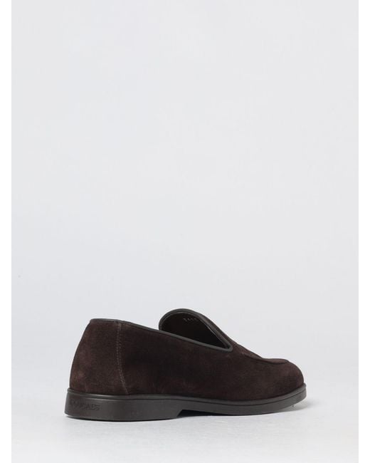 Doucal's White Suede Loafers for men