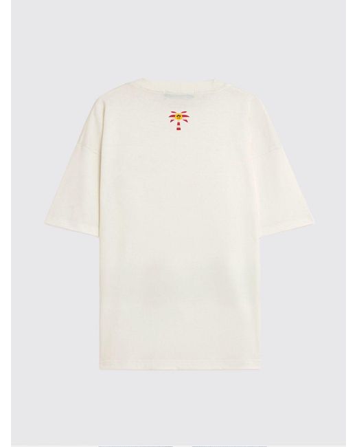 Barrow Natural Cotton T-Shirt With Logo for men