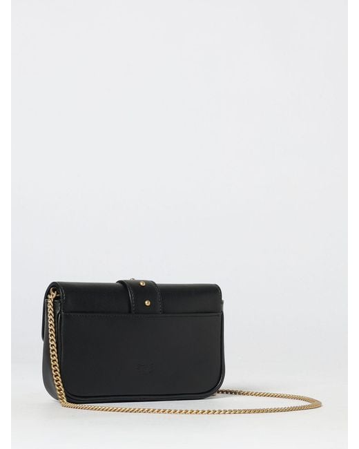 Pinko Black Love Bag One Simply Leather Bag