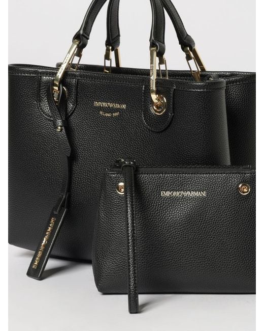 Emporio Armani Black Shoulder Bag