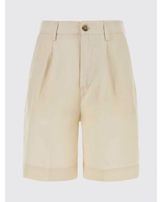 Woolrich Natural Linen Blend Shorts