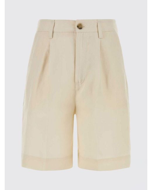 Woolrich Natural Linen Blend Shorts