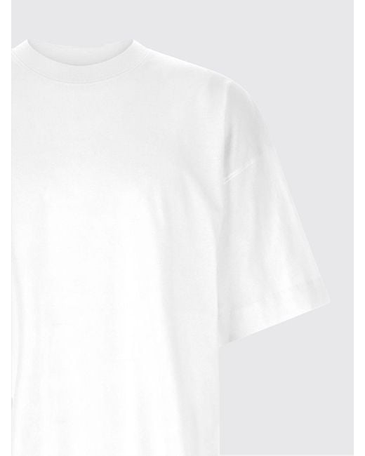 Dries Van Noten White Basic Cotton T-Shirt for men