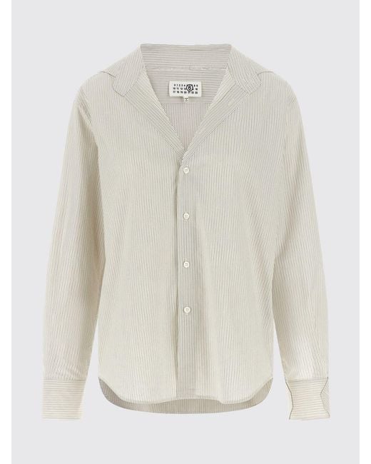 MM6 by Maison Margiela White Cotton Shirt
