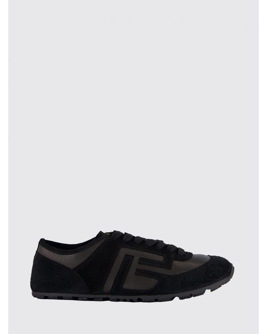 Balmain White Racer 45 Leather Sneakers for men