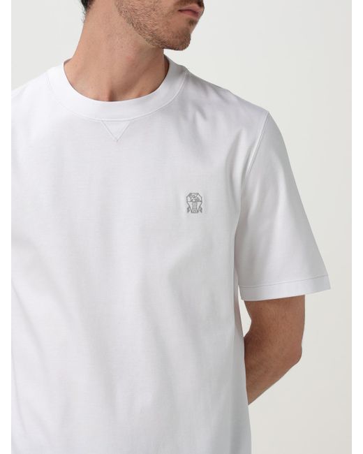 Brunello Cucinelli Polo Herren in White für Herren