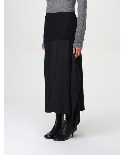 Jil Sander Black Skirt