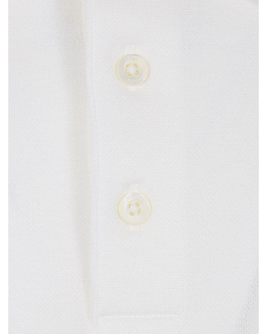Herno White Polo Shirt for men