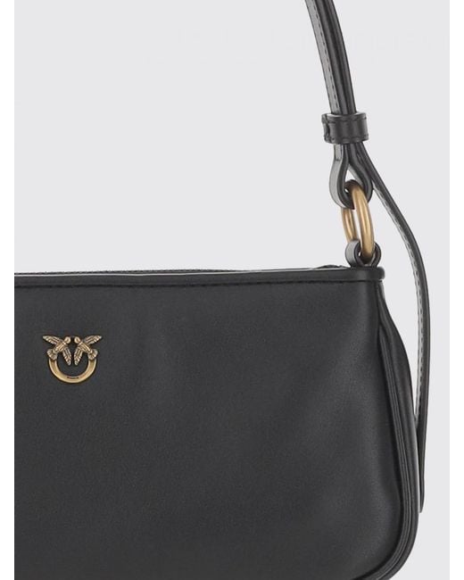 Pinko White Mini Half Moon Bag