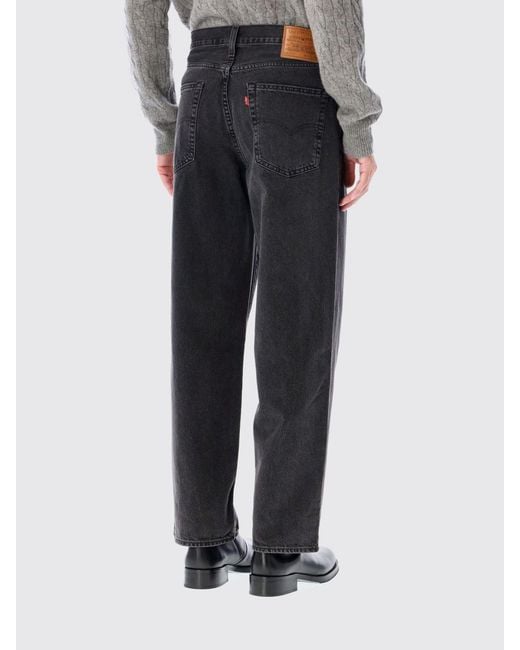 Vaqueros 578 Anchos De Talle Medio En Denim Elástico Levi's de hombre de color Black