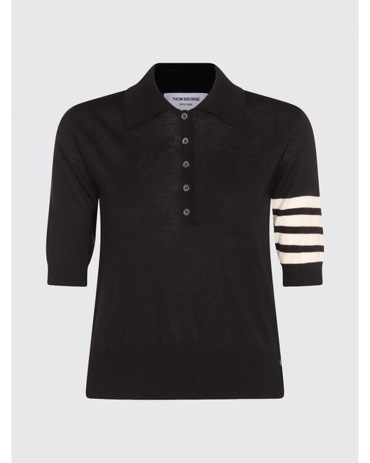 Polo Mujer Thom Browne de color Black