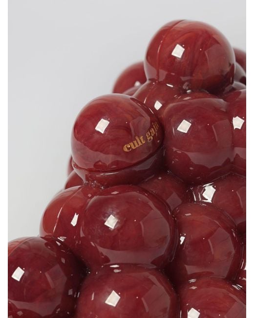 Cult Gaia Red Grape Resin Clutch
