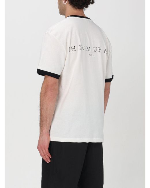 T-shirt in cotone in cotone di Ih Nom Uh Nit in White da Uomo