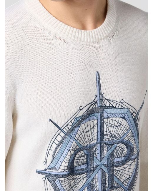 Philipp Plein Gray Sweater for men