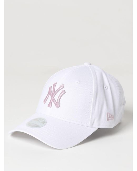 Cappello New York Yankees in cotone di KTZ in White