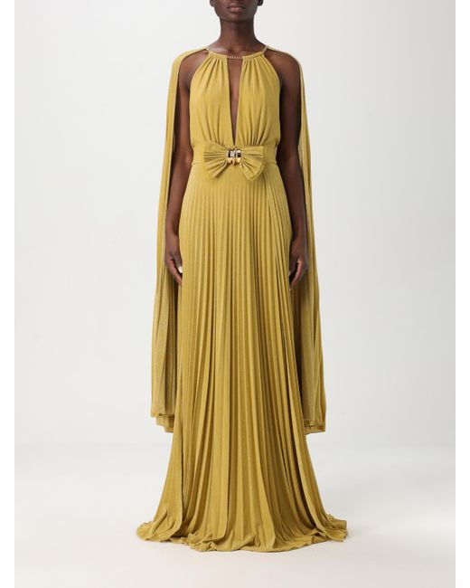Elisabetta Franchi Metallic Dress