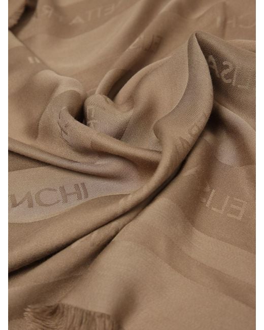 Elisabetta Franchi Natural Viscose Blend Scarf