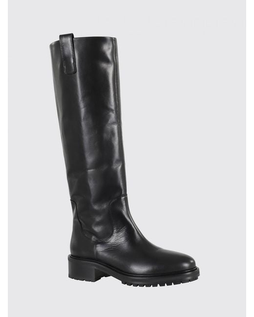 Aeyde Black Leather Boot