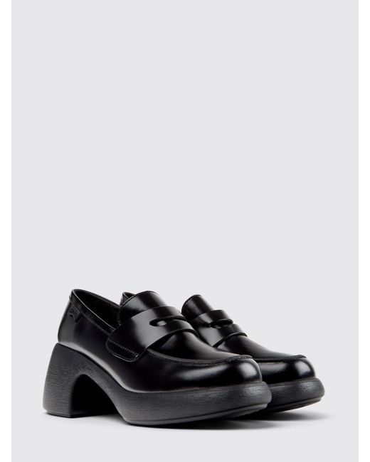Camper Black Thelma Ii Loafers